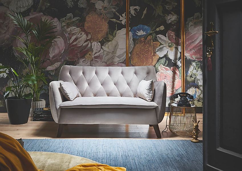 ATLANTIC home collection 2-Sitzer "Janna" inklusive 2 Zierkissen günstig online kaufen