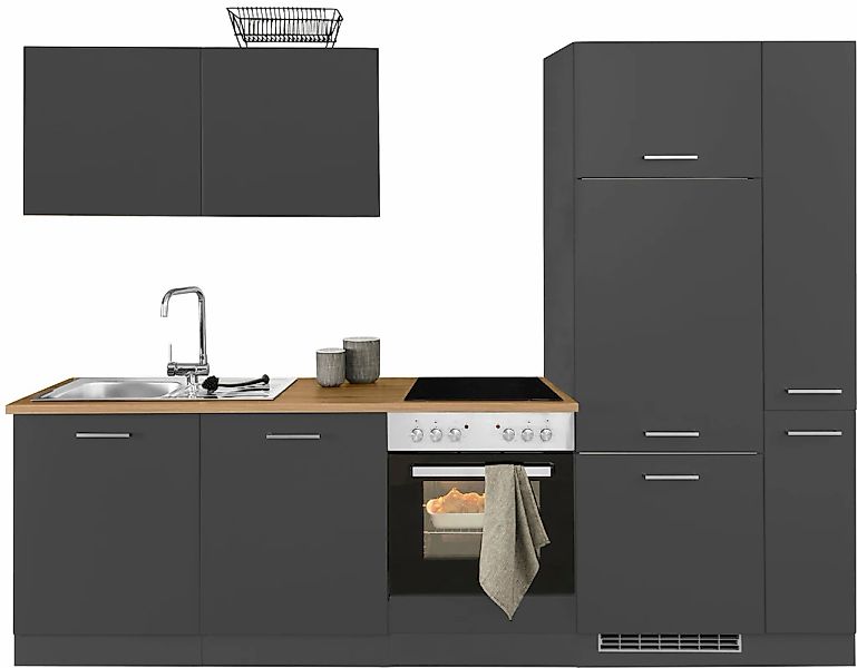 KOCHSTATION Küchenzeile "KS-Kehl" ohne E-Geräte, Breite 270 cm, für Kühlsch günstig online kaufen