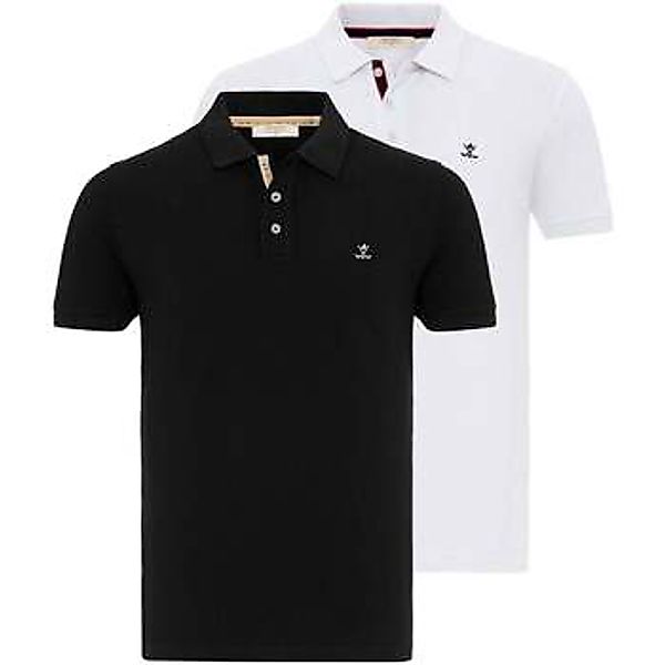 Antioch  T-Shirts & Poloshirts Beau Polo Neck 2 Pack Regular Fit T-Shirt günstig online kaufen