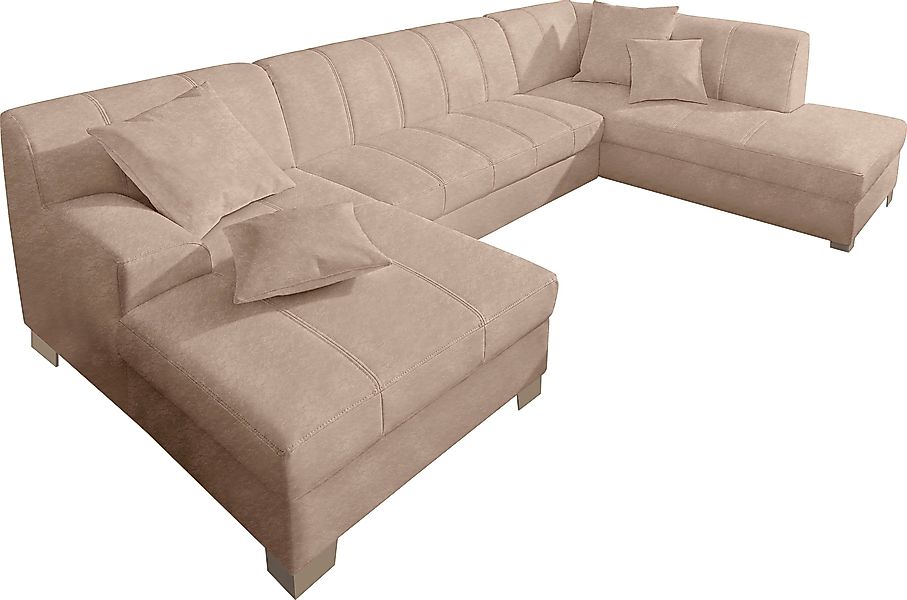 DOMO collection Wohnlandschaft "Turah moderne Steppung, incl. Zierkissen, a günstig online kaufen