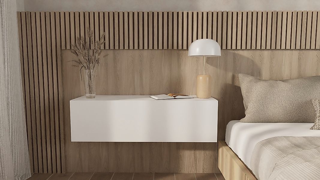 Platan Room Nachttisch, Wandschrank hängende Nachtkommode günstig online kaufen