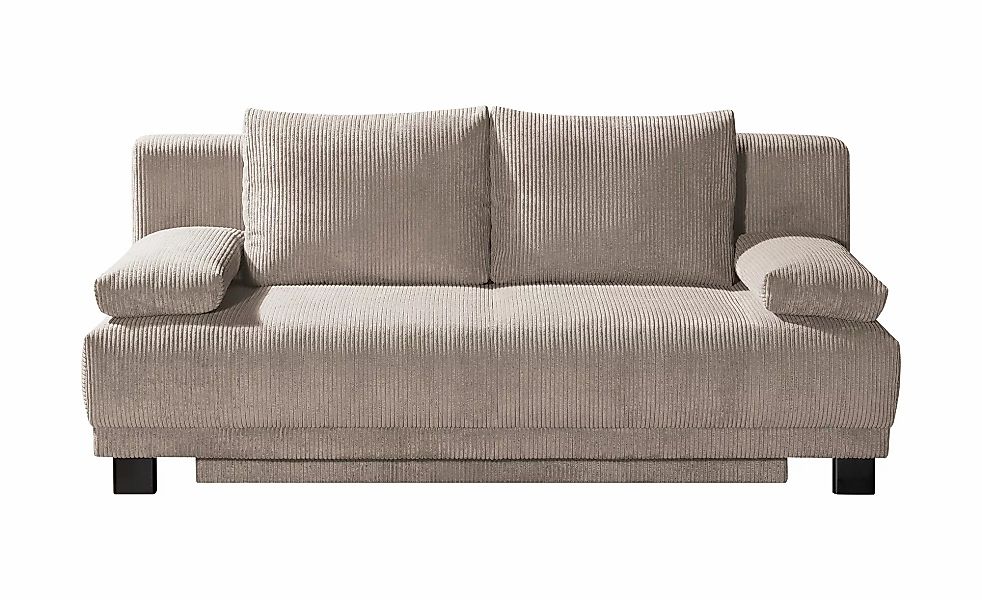 Schlafsofa aus Cord Luna ¦ braun ¦ Maße (cm): B: 200 H: 89 T: 96.0 Polsterm günstig online kaufen