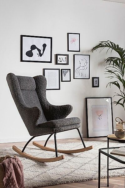 SalesFever Schaukelsessel "Komfortabler Schaukelsessel zum Entspannen", Bez günstig online kaufen