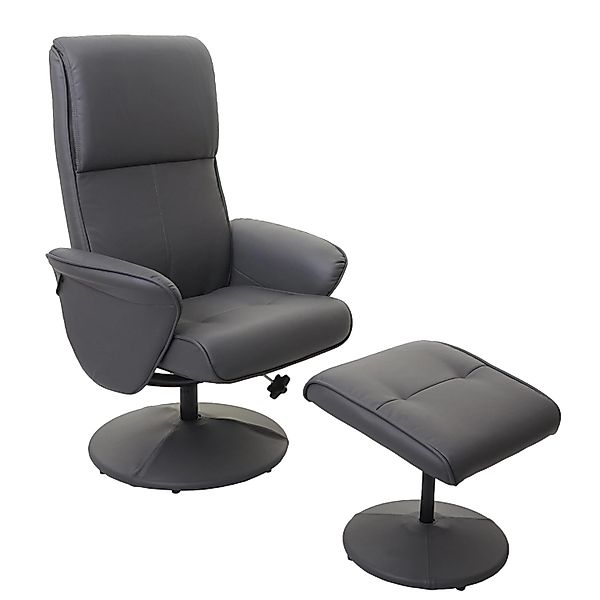 MCW Relaxsessel Stockholm Kunstleder Mattgrau günstig online kaufen