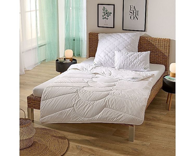 TRAUMSCHLAF Naturhaarbettdecke Schurwolle Nature, Füllung: 100% Schurwolle, günstig online kaufen