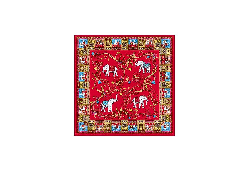 Roeckl Nickituch LUCKY ELEPHANT, Nicki Seidentuch mit Elefanten Print günstig online kaufen