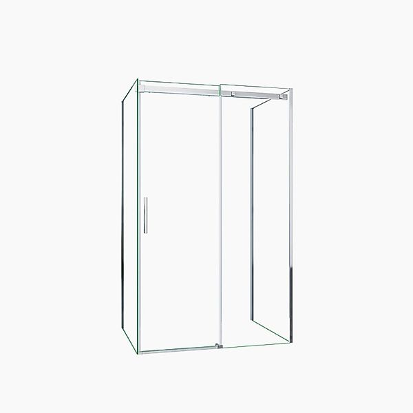 Duschparadies U-FORM Duschkabine 120 x 80 x 80 cm U-Duschkabine Höhe 195cm günstig online kaufen