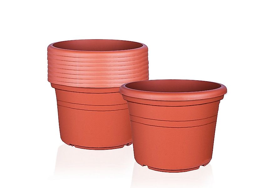 BigDean Blumentopf Pflanzkübel aus Kunststoff rund (9 St) günstig online kaufen