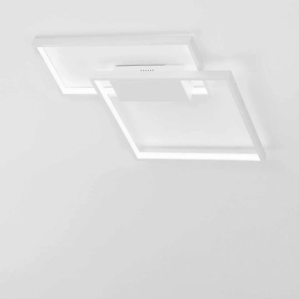 LED Deckenleuchte Porto in Weiß 2x 15W 2030lm günstig online kaufen