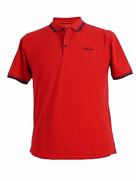 Mode Monte Carlo Poloshirt Poloshirt in großen Größen von Monte Carlo, rot günstig online kaufen