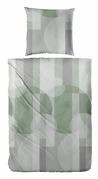 Primera Bettwäsche "Feinbiber-Bettwäsche Ball" 2 Stk. tlg. mit modernem Mus günstig online kaufen