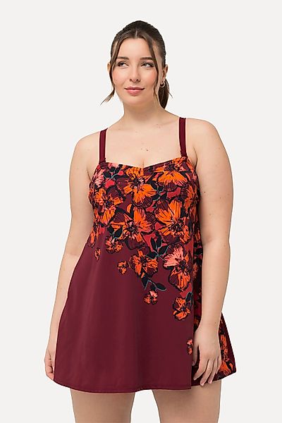 Ulla Popken Badeanzug Badekleid Blüten Softcups günstig online kaufen