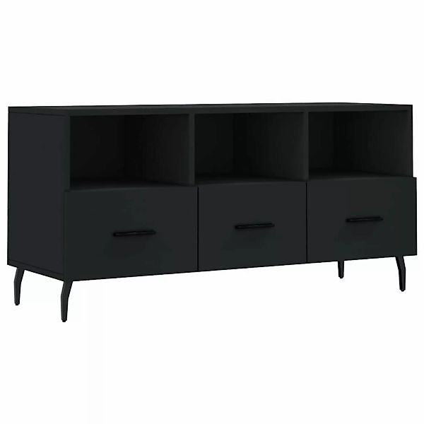 VidaXL TV-Schrank Schwarz 102x36x50 cm Holzwerkstoff  Modell 2 günstig online kaufen