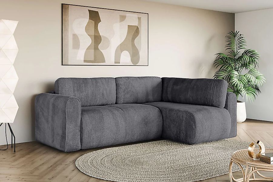 INOSIGN Ecksofa "Zacharia wahlweise Schlafsofa mit Bettkasten, B/T/H 250/16 günstig online kaufen