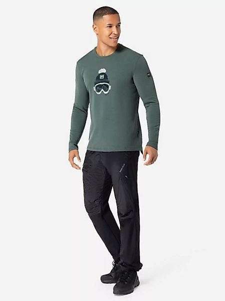 SUPER.NATURAL Sweatshirt für Herren, Merino GOGEANIE BRUSH LS Winter Mood M günstig online kaufen