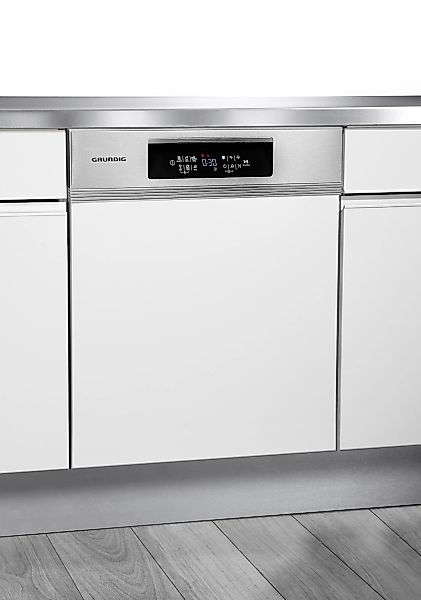 Grundig teilintegrierbarer Geschirrspüler "GNIP4420X 7628891677" 15 Maßgede günstig online kaufen