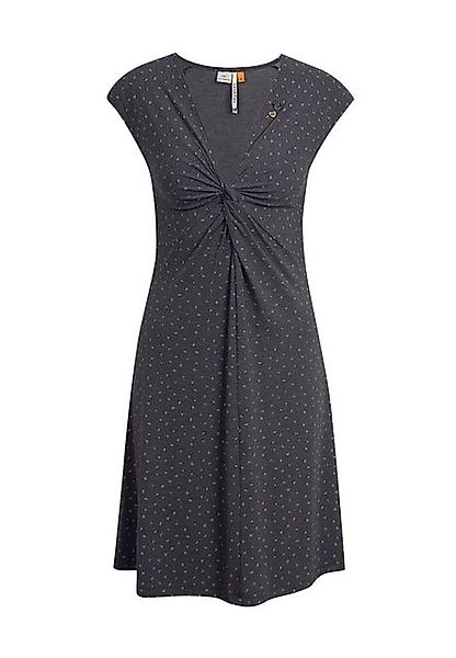 Ragwear Shirtkleid COMFREY Ausschnitt mit Knotendetail günstig online kaufen