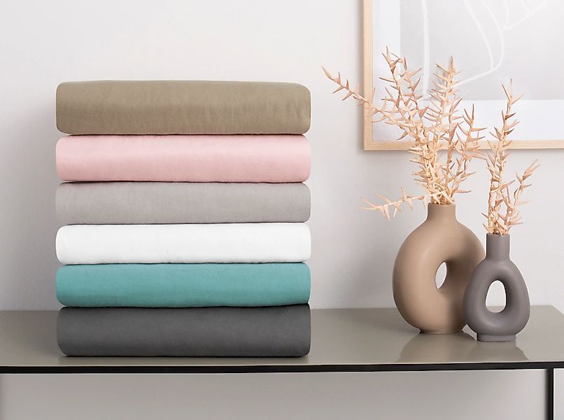 Home affaire Spannbettlaken "Cremona, in den Qualitäten: Baumwolle mit Elas günstig online kaufen