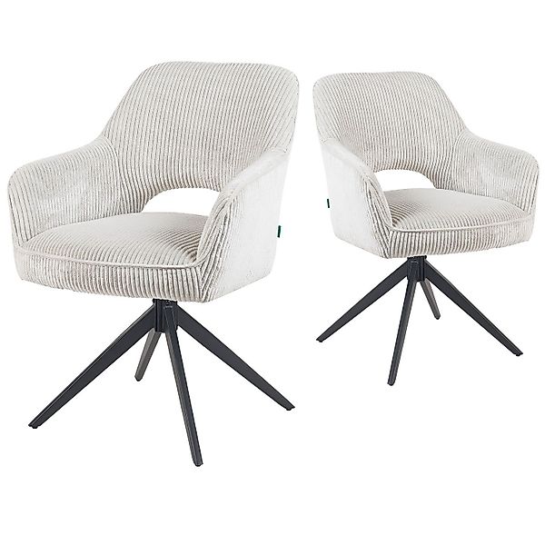 DUBI Möbel Polsterstuhl Mika-Nils 2er-Set, Federkern, günstig online kaufen