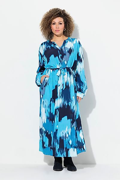Ulla Popken Maxikleid Maxikleid Krepp Oversized günstig online kaufen