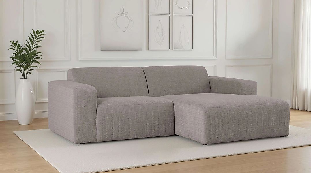 OTTO home Ecksofa "Koa, 228 cm, L-Form, Modulsofa in Cord, Chenille, Strukt günstig online kaufen