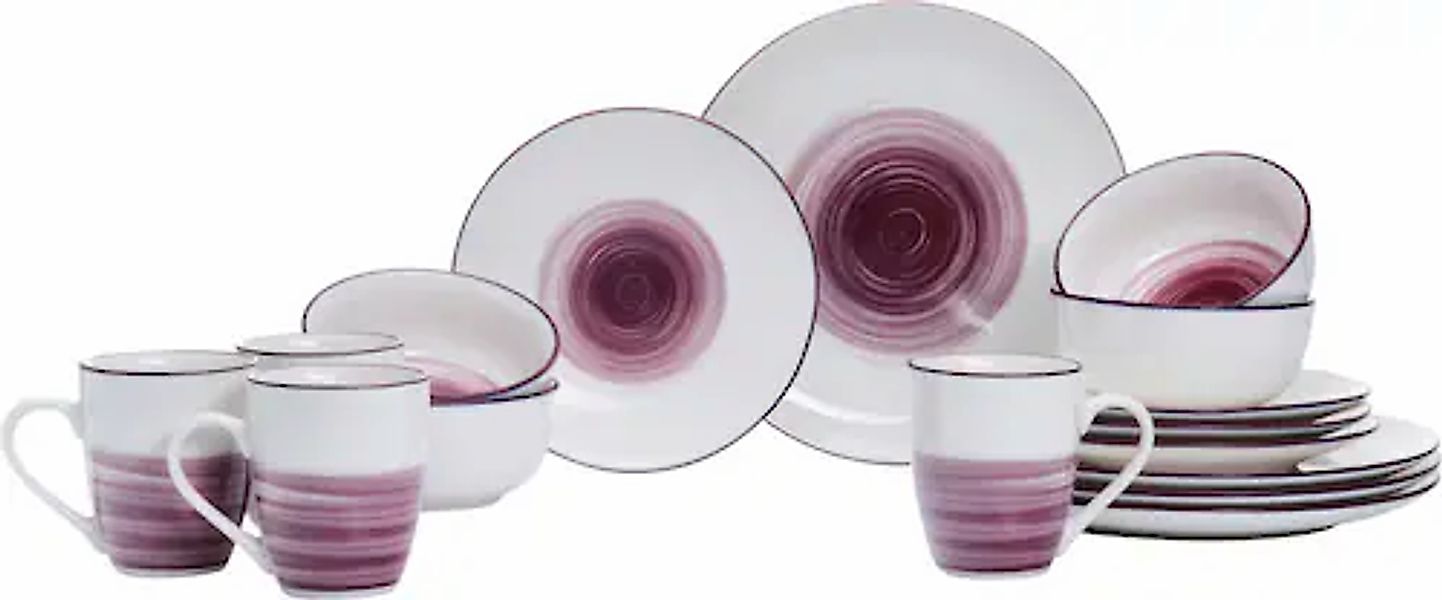 Ritzenhoff & Breker Kombiservice »Luna« Aquarell-Stil günstig online kaufen