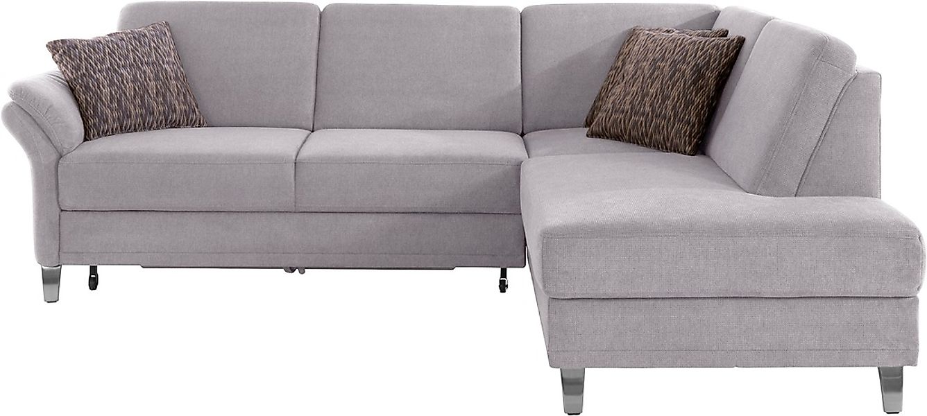 sit&more Ecksofa »Clio L-Form«, wahlweise mit Bettfunktion und Bettkasten, günstig online kaufen