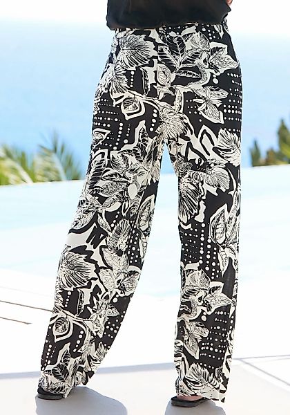 Vivance Palazzohose, mit Alloverdruck aus Jersey günstig online kaufen