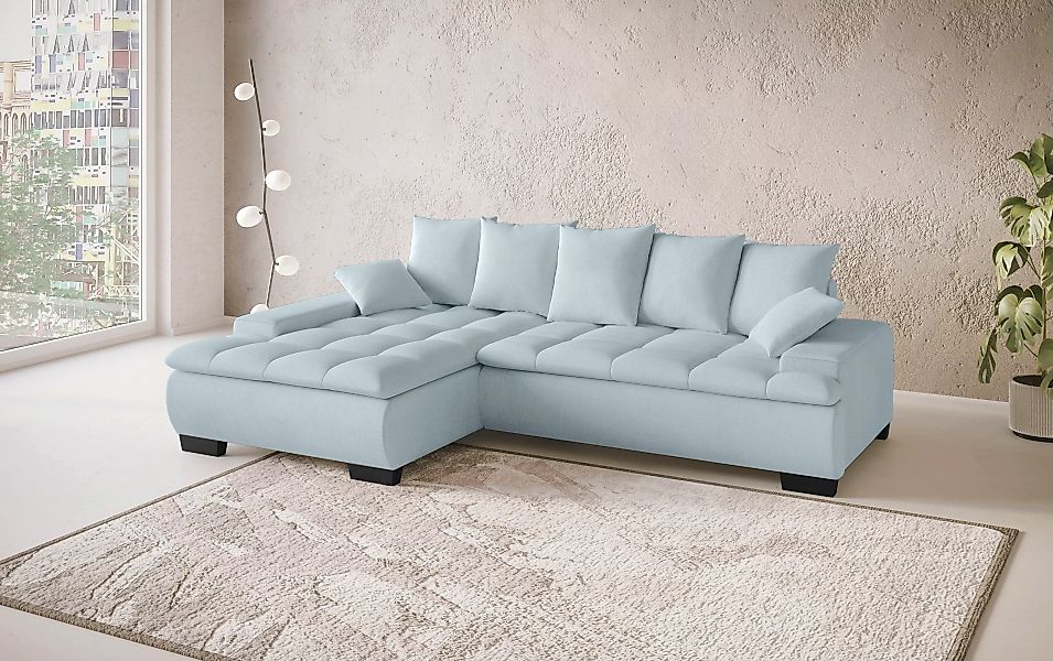 INOSIGN Ecksofa "Haiti II, L-Form", wahlweise mit Schlaffunktion/Bettkasten günstig online kaufen
