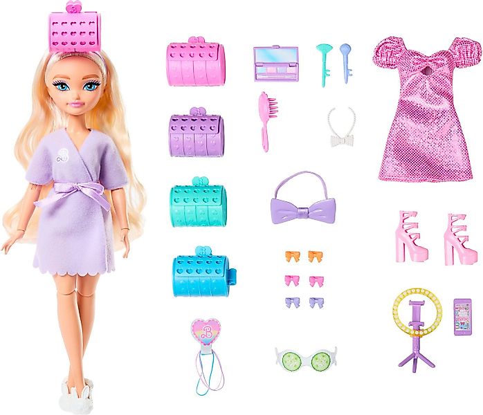 Barbie Anziehpuppe Barbie Dream Besties, "Get Ready With Me" Malibu,Haarspi günstig online kaufen