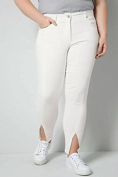 Sara Lindholm Regular-fit-Jeans 7/8-Jeans Slim Fit Saumschlitz 5-Pocket günstig online kaufen