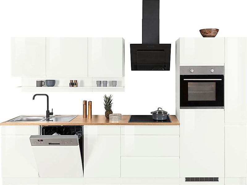 KOCHSTATION Küchenzeile »KS-Virginia«, Breite 330 cm, mit E-Geräten günstig online kaufen