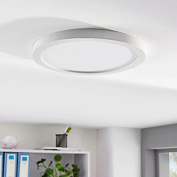 LED-Deckenleuchte Solvie, weiß, rund, Ø 30 cm günstig online kaufen