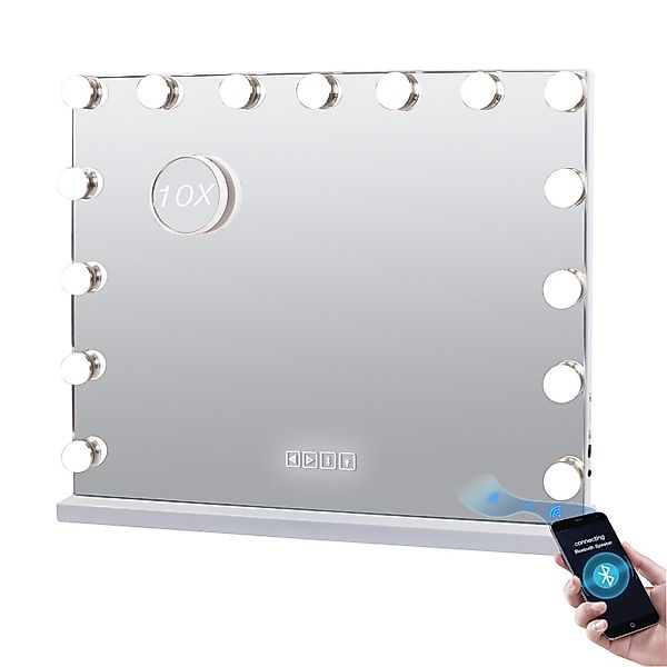 MODFU LED-Lichtspiegel Hollywood Spiegel Wandspiegel Tischspiegel günstig online kaufen