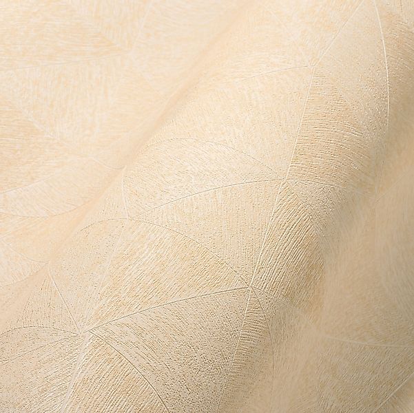 Bricoflor Tapete mit Dreiecken Geometrisch Moderne Vliestapete in Creme Wei günstig online kaufen