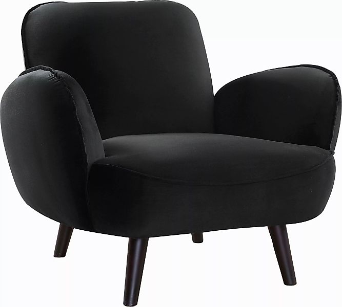 ATLANTIC home collection Sessel "Ben", mit Wellenunterfederung, Massivholzf günstig online kaufen