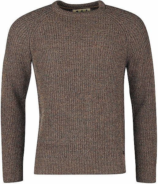 Barbour Pullover Lambswool Knitted Braun - Größe M günstig online kaufen