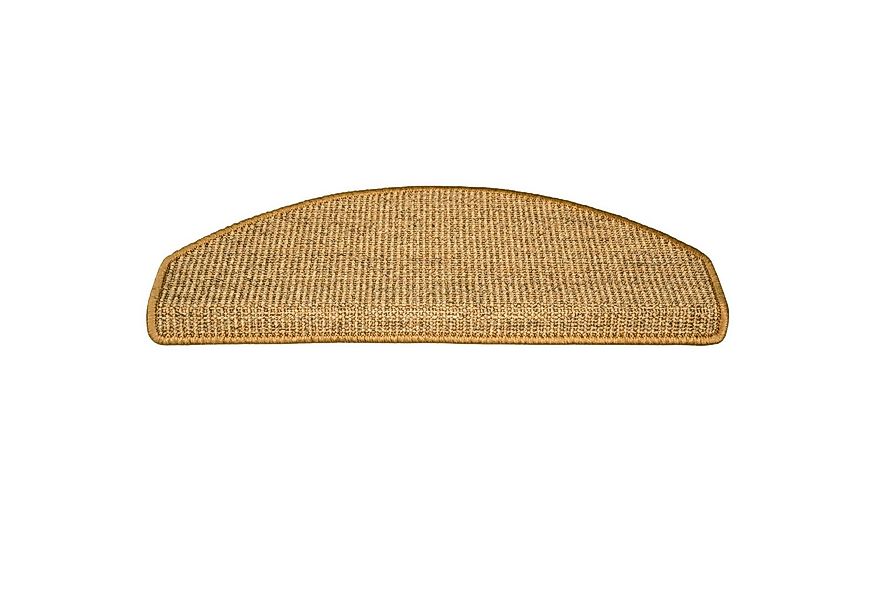 Metzker® Stufenmatte Stufenmatten Sisal New Halbrund Cognac 14 Stück, halbr günstig online kaufen