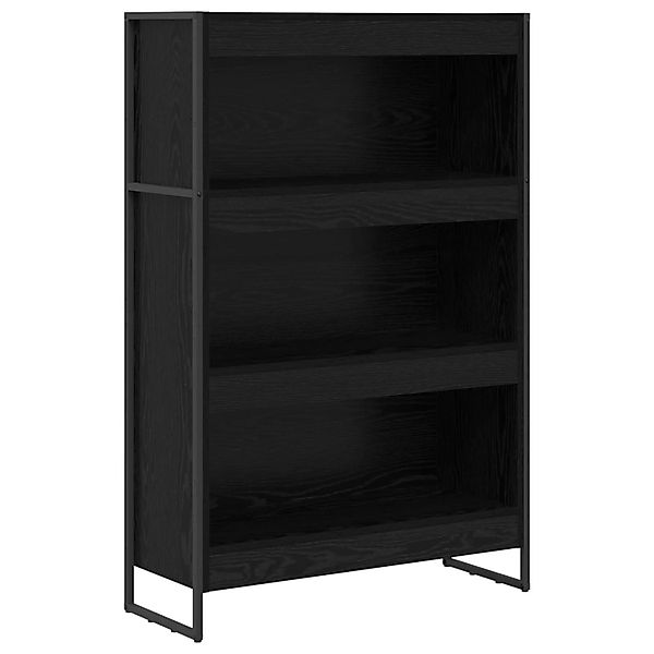 vidaXL Bücherregal Schwarz Eichen-Optik 80 x 30 x 155 cm Holzwerkstoff 8864 günstig online kaufen
