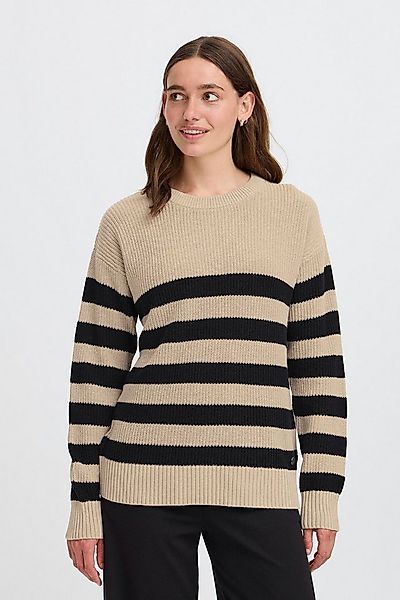 OXMO Strickpullover OXKavina Modischer Pullover mit Streifen günstig online kaufen