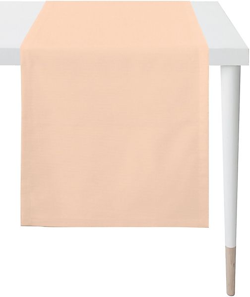 APELT Tischläufer 4362 Rips-Uni (1-tlg), UNI-BASIC günstig online kaufen
