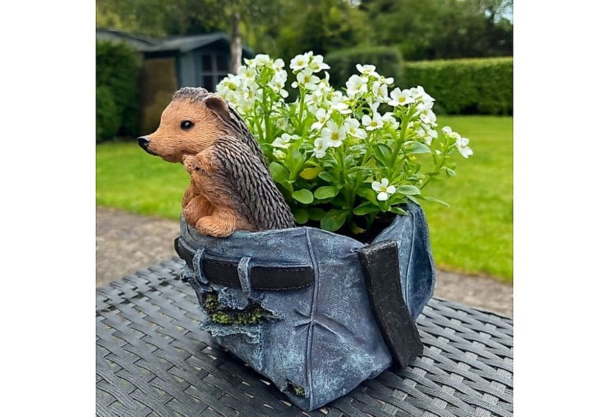 Online-Fuchs Gartenfigur für außen - niedliche Igel mit Blumentopf - Dekofi günstig online kaufen
