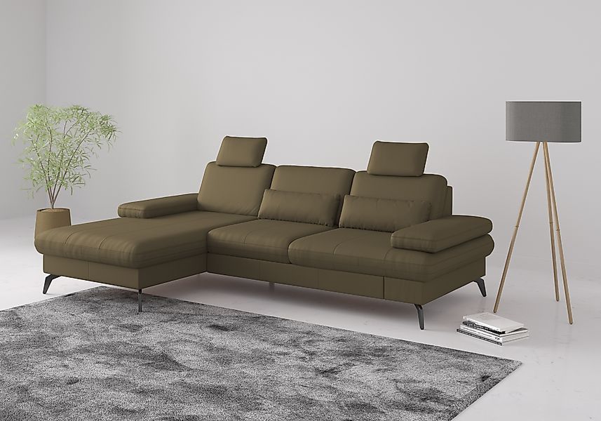 sit&more Ecksofa »Morris L-Form, inkl. Sitztiefenverstellung« wahlweise mit günstig online kaufen