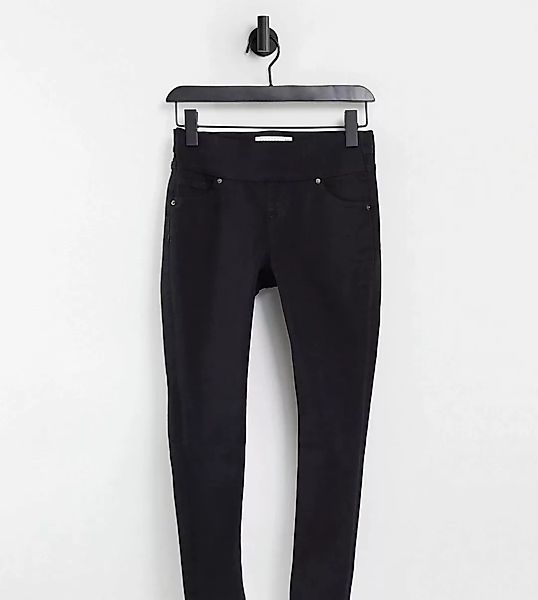 Topshop Maternity – Jamie – Jeans in Schwarz mit Unterbauchbund günstig online kaufen