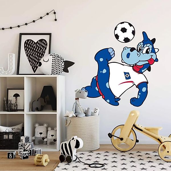 Wall-Art Wandtattoo »Fußball HSV Maskottchen«, (Set, 1 St.) günstig online kaufen