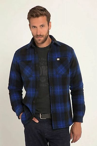 JP1880 Businesshemd Overshirt Workwear Hemd Langarm Fleece Karo günstig online kaufen