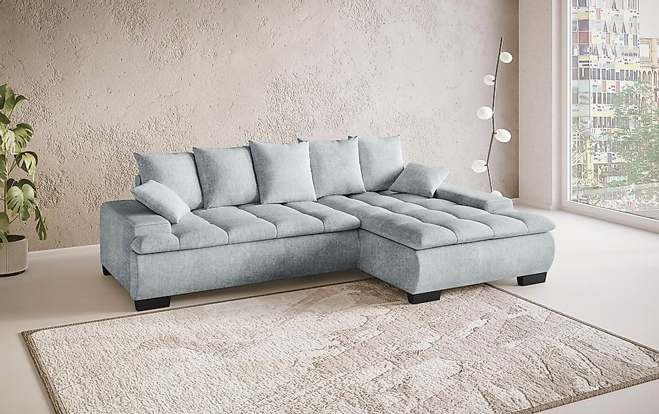 INOSIGN Ecksofa "Haiti II, L-Form", wahlweise mit Schlaffunktion/Bettkasten günstig online kaufen