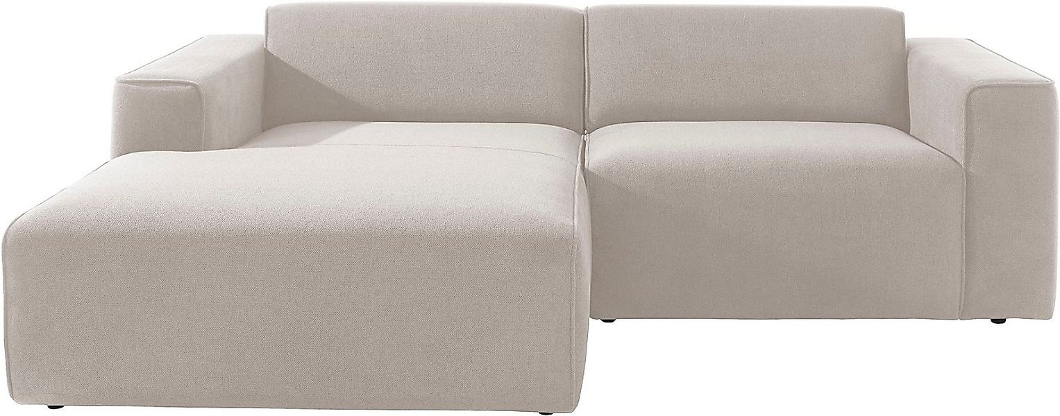 Home affaire Ecksofa Noord mit Kedernaht, Breite 234 cm, L-Form, mit Kedern günstig online kaufen