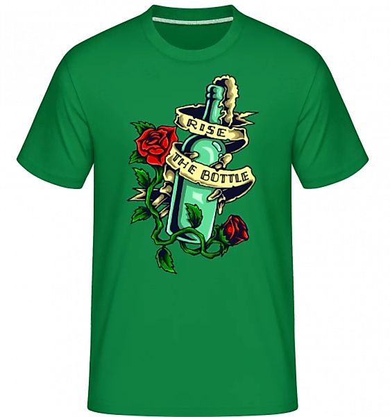 Rise The Bottle · Shirtinator Männer T-Shirt günstig online kaufen