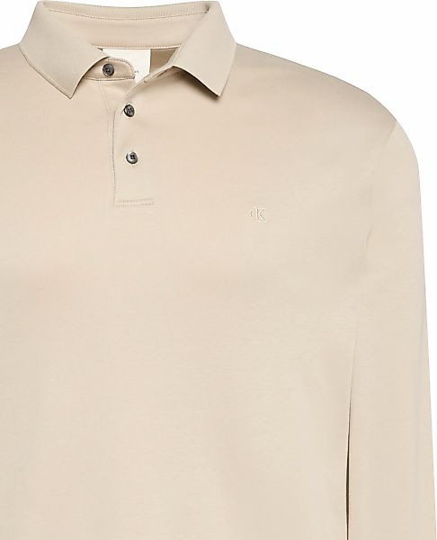 Calvin Klein Langarm-Poloshirt "LS SUPIMA COTTON SOLID POLO" günstig online kaufen